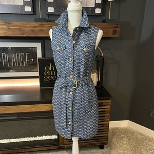 Michael Kors denim logo dress